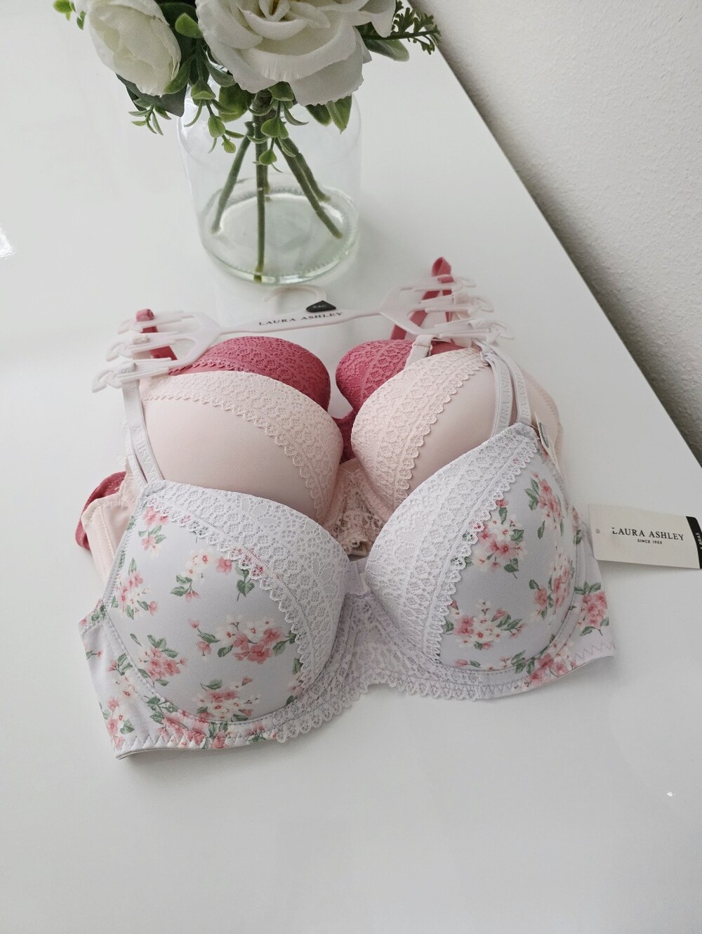 LAURA ASHLEY🌺 Brand New 3-Pack Comfort Push Up Bra SIZE 34C